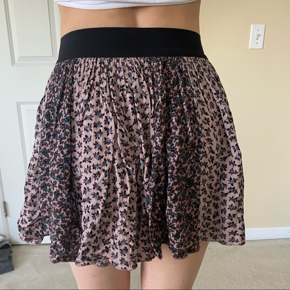 Free People Floral Mini Skirt XS - Picture 1 of 8